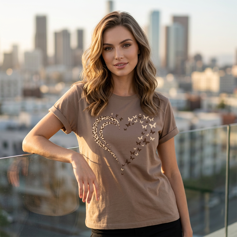 👚 50% DE RÉDUCTION ✨ Haut décontracté à manches courtes et imprimé pour femme – Léger, coloré & parfait pour l’été ou les journées décontractées 🌸