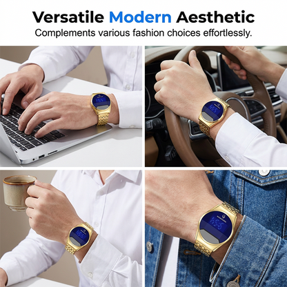⌚ -50% AUJOURD’HUI 🔥Montre Digitale LED Tactile pour Homme ✅ Design Moderne & Affichage Lumineux | Style Futuriste