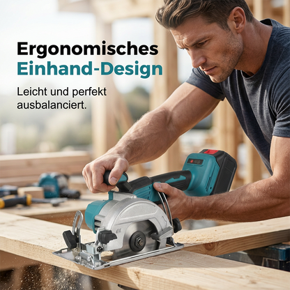 ⚡ 50 % DE RÉDUCTION ! Scie circulaire sans fil à grande vitesse avec moteur sans balais – Puissante, sans fil et précise🛠️