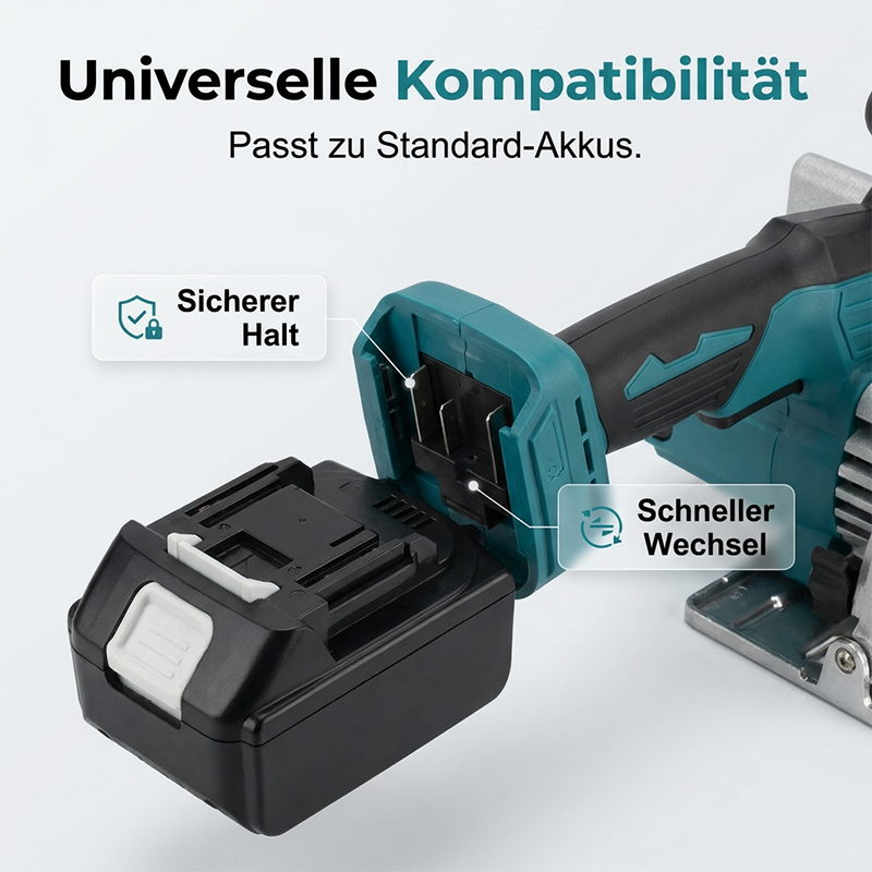 ⚡ 50 % DE RÉDUCTION ! Scie circulaire sans fil à grande vitesse avec moteur sans balais – Puissante, sans fil et précise🛠️