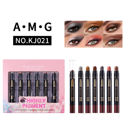 🌟Lot de 6 sticks de fard à paupières scintillants🎨