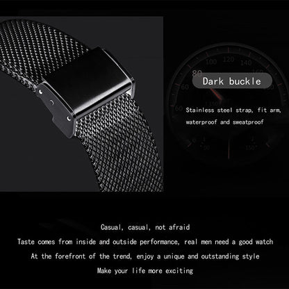 ⌚PROMO LIMITÉE -50%✨Montre Homme Minimaliste – Quartz, Acier Inoxydable, Étanche 30m, Verre Minéral, 40mm, 72g