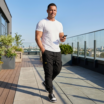 👖 Pantalon cargo décontracté pour homme avec cordon de serrage 🌿