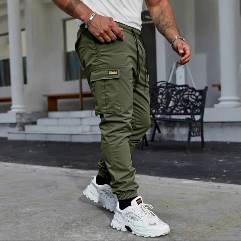 👖 Pantalon cargo décontracté pour homme avec cordon de serrage 🌿