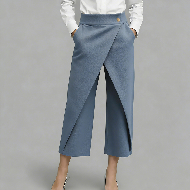 👖 Pantalon court décontracté en patchwork pour femme – Tendance, léger & parfait pour l'été 🌸