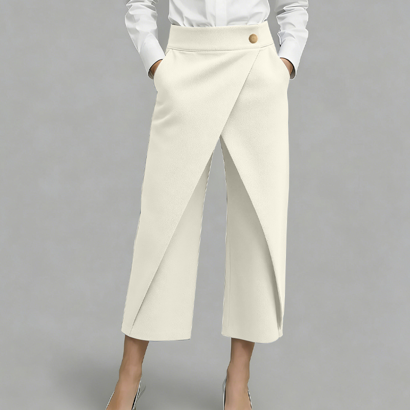 👖 Pantalon court décontracté en patchwork pour femme – Tendance, léger & parfait pour l'été 🌸