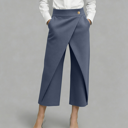 👖 Pantalon court décontracté en patchwork pour femme – Tendance, léger & parfait pour l'été 🌸
