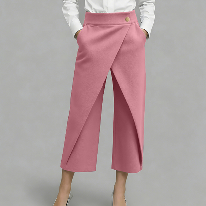 👖 Pantalon court décontracté en patchwork pour femme – Tendance, léger & parfait pour l'été 🌸