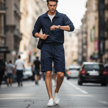 🩳 OFFRE LIMITÉE : 50% DE RÉDUCTION ! ✨ Short cargo à séchage rapide pour homme – Multipoche, léger ✨