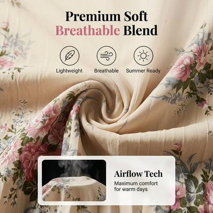 👗 58 % DE RÉDUCTION POUR UNE DURÉE LIMITÉE ! ✨ Robe midi plissée à imprimé floral – Élégante, féminine ✨
