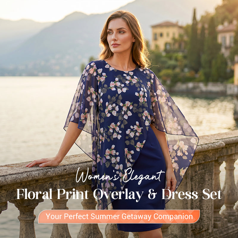 👗  Ensemble robe et cache-cœur à fleurs – Élégant et féminin ✨