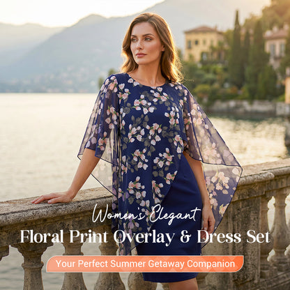 👗  Ensemble robe et cache-cœur à fleurs – Élégant et féminin ✨
