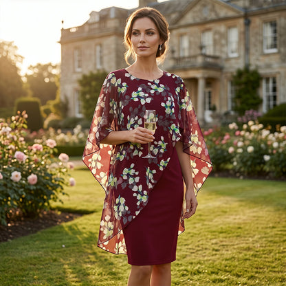 👗  Ensemble robe et cache-cœur à fleurs – Élégant et féminin ✨