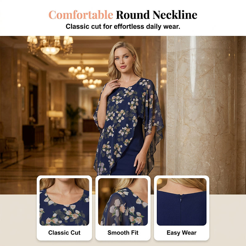 👗  Ensemble robe et cache-cœur à fleurs – Élégant et féminin ✨