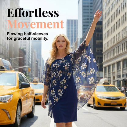 👗  Ensemble robe et cache-cœur à fleurs – Élégant et féminin ✨