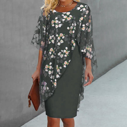 👗  Ensemble robe et cache-cœur à fleurs – Élégant et féminin ✨