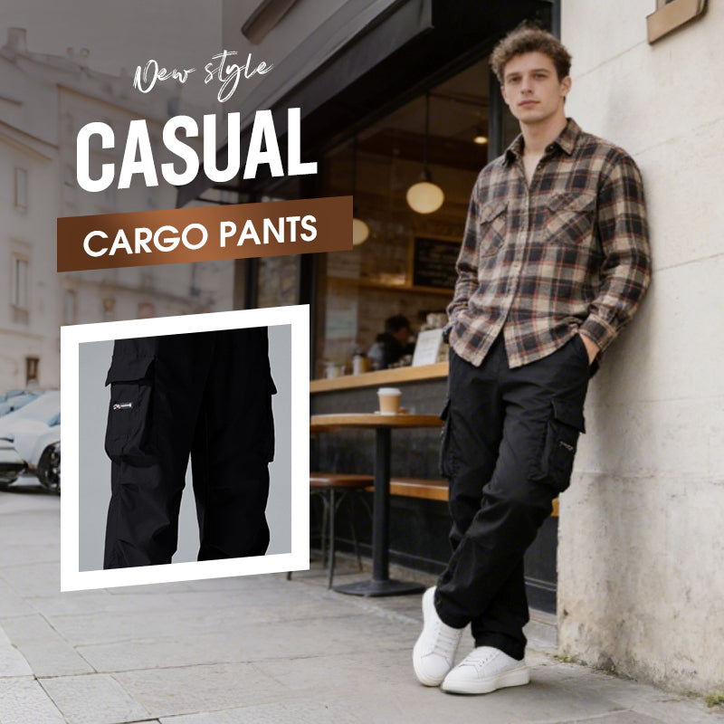 👖 50 % DE RÉDUCTION POUR UNE DURÉE LIMITÉE ! ✨ Pantalon cargo pour homme – Multipoche, extensible, décontracté ✨