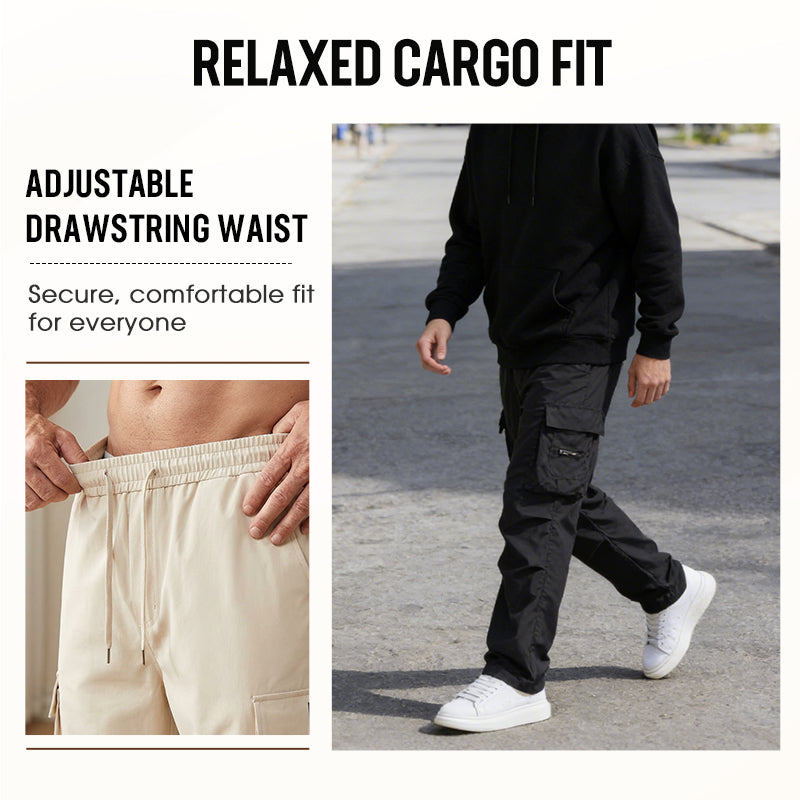 👖 50 % DE RÉDUCTION POUR UNE DURÉE LIMITÉE ! ✨ Pantalon cargo pour homme – Multipoche, extensible, décontracté ✨