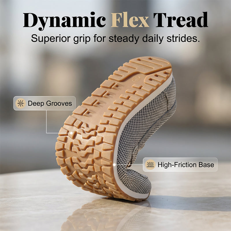 Mocassins décontractés en maille pour femme avec boucle métallique
