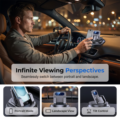 📱 PROMO LIMITÉE 50% DE RÉDUCTION ! 🚗 Support Téléphone Voiture Rotatif pour Tableau de Bord – Installation Rapide, Antidérapant & 360° Réglable ⚡