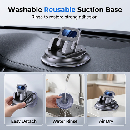 📱 PROMO LIMITÉE 50% DE RÉDUCTION ! 🚗 Support Téléphone Voiture Rotatif pour Tableau de Bord – Installation Rapide, Antidérapant & 360° Réglable ⚡