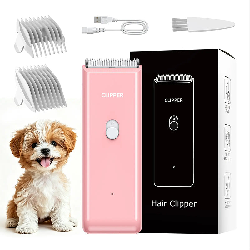 🐾✂️ PROMO FLASH 55% ! Tondeuse Animaux Silencieuse & Sans Fil – Lame Céramique, Étanche IPX7, Autonomie 90 min, Charge USB 🔋