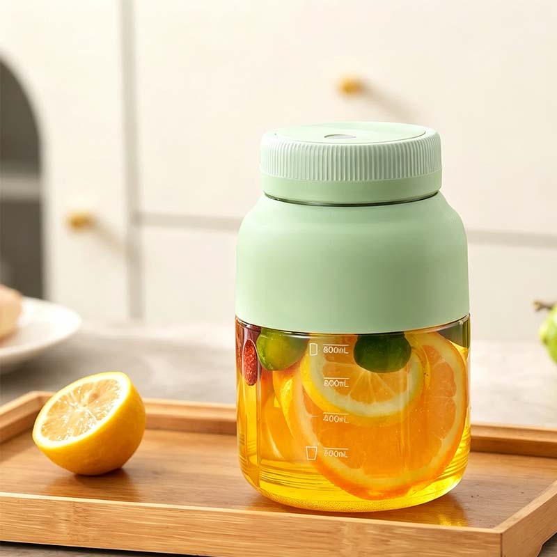 🥤 Centrifugeuse sans fil grande capacité – Des jus frais où que vous soyez, une grande autonomie ⚡