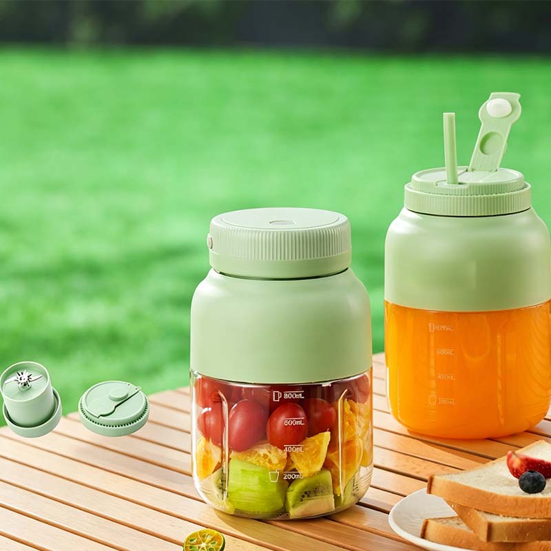 🥤 Centrifugeuse sans fil grande capacité – Des jus frais où que vous soyez, une grande autonomie ⚡