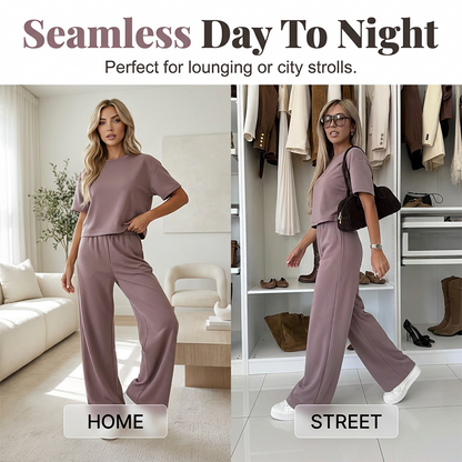 🌿 Ensembles décontractés pour femmes — Tissus haut de gamme, parfaits pour se détendre à la maison 💘
