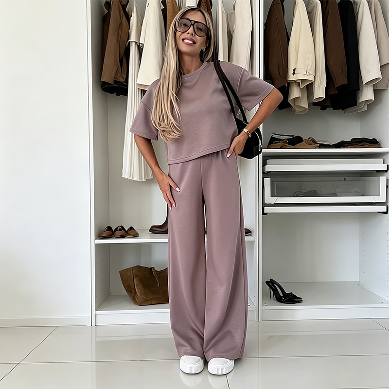 🌿 Ensembles décontractés pour femmes — Tissus haut de gamme, parfaits pour se détendre à la maison 💘