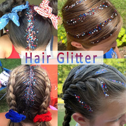 ✨🎆 PROMO FLASH 50% ! Bâton de Paillettes 3D pour Fêtes – Rouge, Blanc, Bleu, Application Facile, Formule Sûre & Lavable 🇫🇷