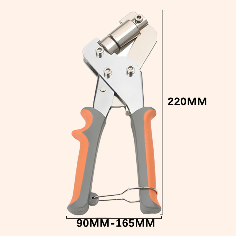 📢🔧 PROMO -50% ! Pinces à Œillets pour Bâches – 220 mm, Diam. Perforation 16/10,5 mm, 0,6 kg⏰