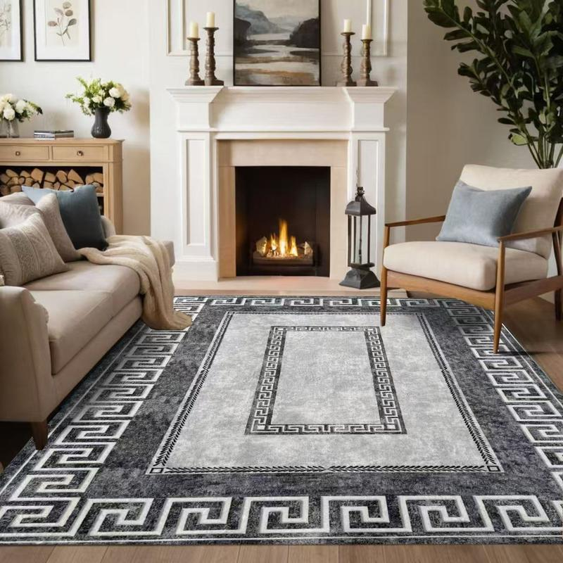 ✨ Tapis de salon en velours cristal — résistant aux taches et facile d'entretien 🛡️