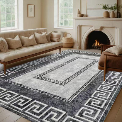 ✨ Tapis de salon en velours cristal — résistant aux taches et facile d'entretien 🛡️