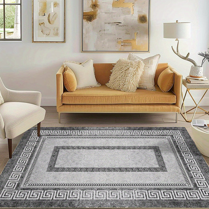 ✨ Tapis de salon en velours cristal — résistant aux taches et facile d'entretien 🛡️