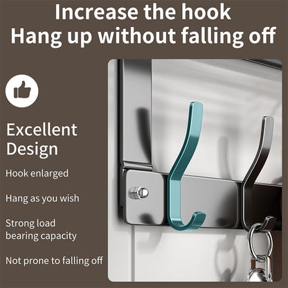 🌟 Support de rangement à accrocher derrière la porte, sans perçage — Rangement facile, solide et durable✨