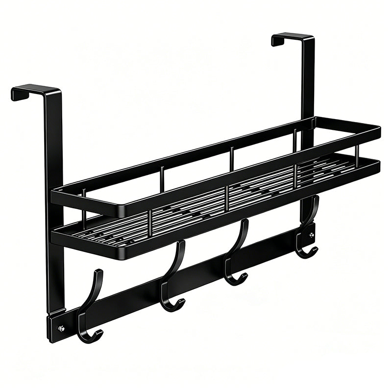 🌟 Support de rangement à accrocher derrière la porte, sans perçage — Rangement facile, solide et durable✨