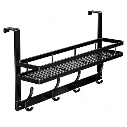 🌟 Support de rangement à accrocher derrière la porte, sans perçage — Rangement facile, solide et durable✨
