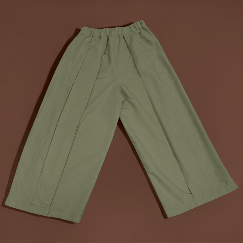 👖 Pantalon large à plis pour femme – Le choix idéal pour un look décontracté et fluide🍁