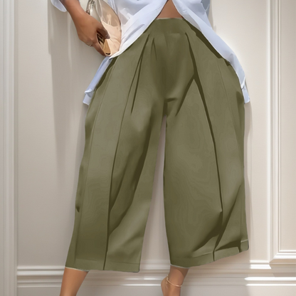 👖 Pantalon large à plis pour femme – Le choix idéal pour un look décontracté et fluide🍁
