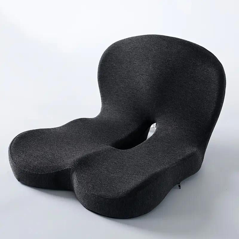 📢📢50 % DE RÉDUCTION !! ⏰ Coussin en Mousse à Mémoire de Forme Respirant – Antidérapant & Soulage le Coccyx 🌬️🍑 【Aujourd'hui Seulement】