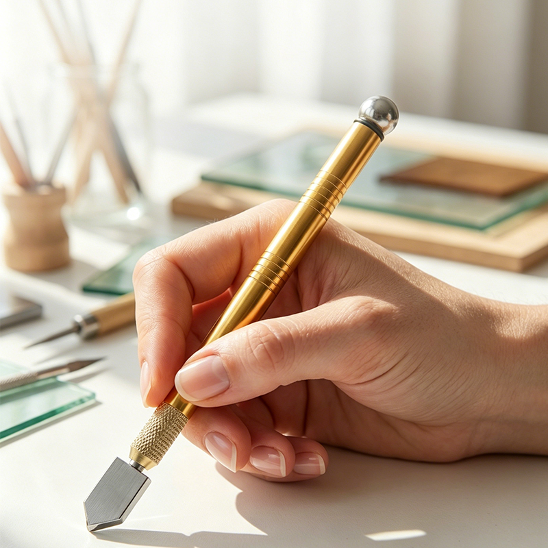 📢📢50 % DE RÉDUCTION !! ⏰Coupe-verre à rouleau de type stylo professionnel