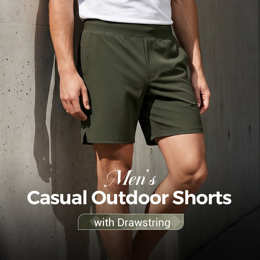 🩳 Short de loisirs pour homme✨ À cordon de serrage, séchage rapide, confortable 🍁