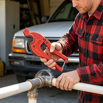 🔧 Pince à couper les tuyaux en PVC/PPR – Mécanisme à cliquet sans effort, coupes nettes ⚙️