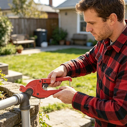 🔧 Pince à couper les tuyaux en PVC/PPR – Mécanisme à cliquet sans effort, coupes nettes ⚙️