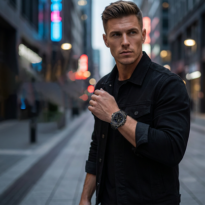 🔥⌚ PROMO FLASH 50% ! Montre Sport Homme Étanche 3ATM – Double Affichage (Analogique+Numérique), Rétroéclairage, Chronographe, Boîtier ABS Antichoc, Bracelet Résine 🌊