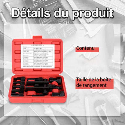 🔧 50 % DE RÉDUCTION ! 🏍️ Jeu de 10 outils pour démonter les roulements de moto – Qualité robuste, utilisation simple et adapté à différents diamètres intérieurs – parfait pour les bricoleurs et les petits ateliers 🛠️