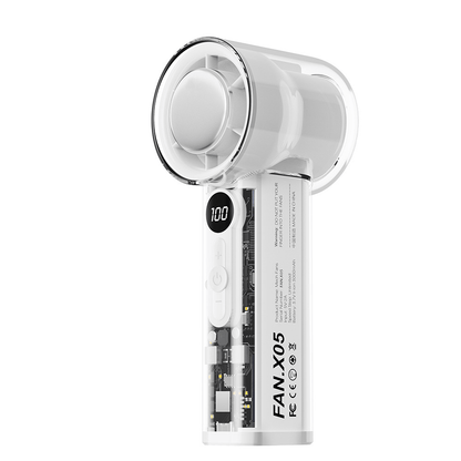 📢📢50 % DE RÉDUCTION !! ⏰Ventilateur portable sans pales – Plus de 100 vitesses, affichage numérique ❄️🌀