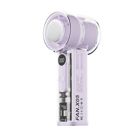 📢📢50 % DE RÉDUCTION !! ⏰Ventilateur portable sans pales – Plus de 100 vitesses, affichage numérique ❄️🌀