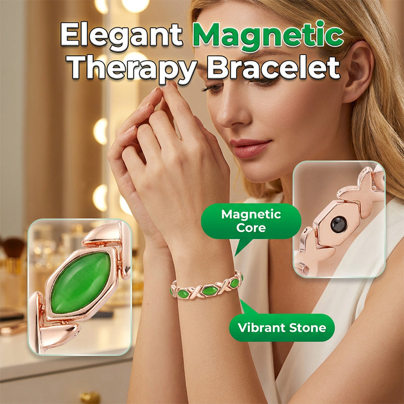 📢📢50 % DE RÉDUCTION !! ⏰Bracelet magnétique Croix et Œil-de-chat